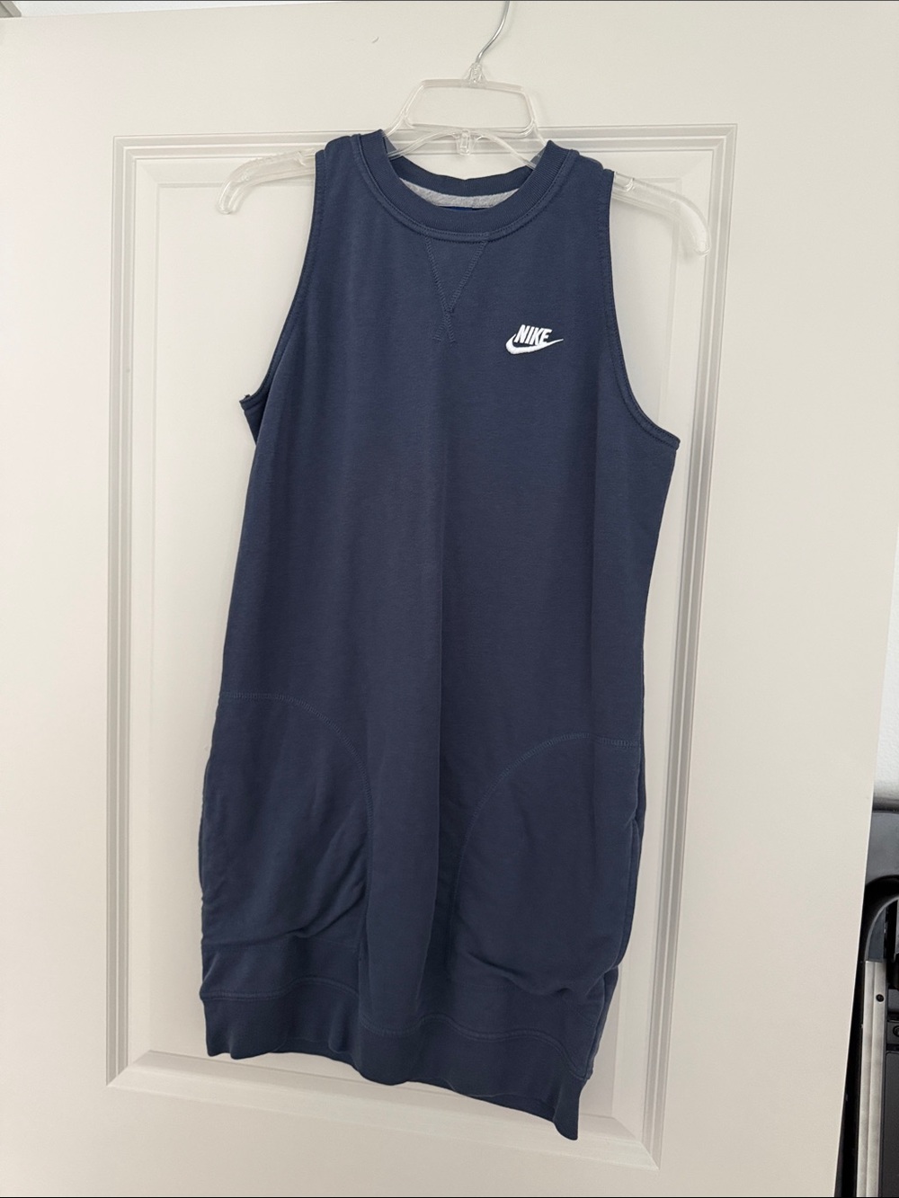 Nike Navy Crewneck dress with White Logo